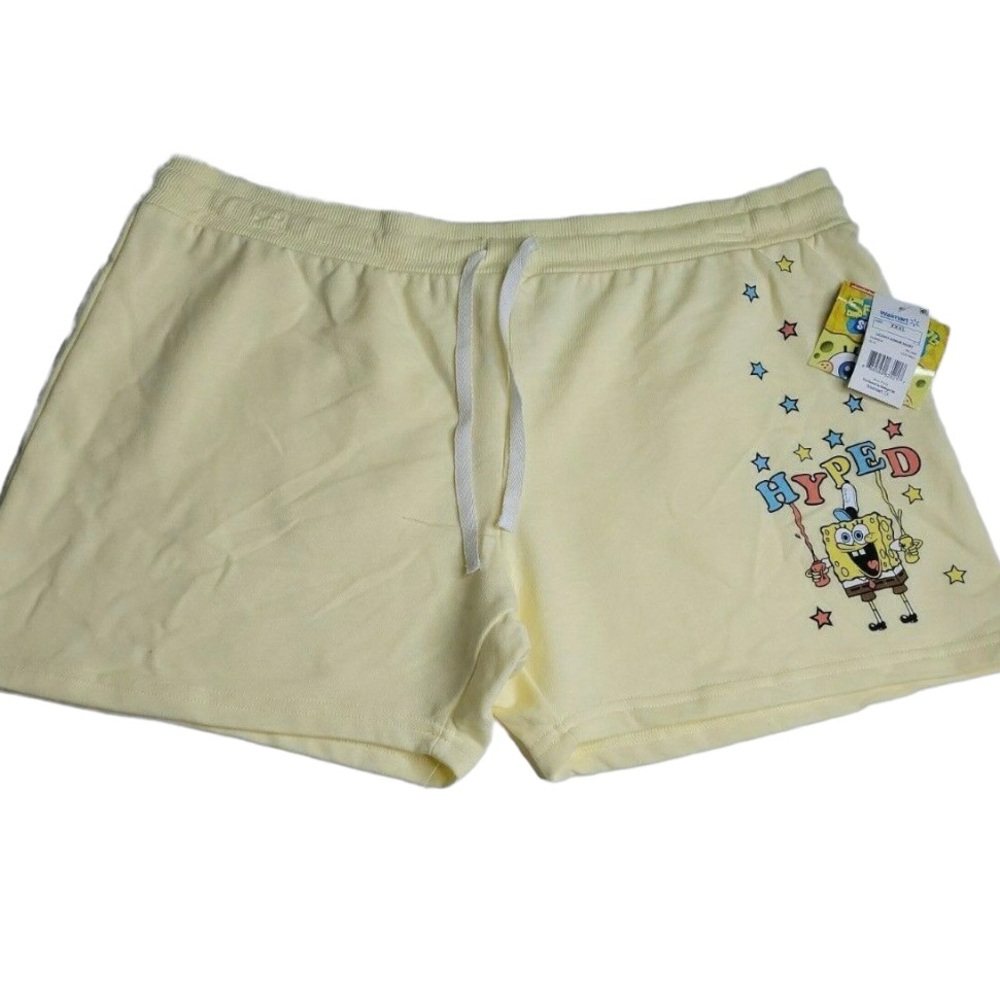Sponge Bob Hyped Yellow Shorts - XXXL